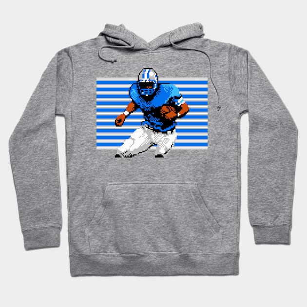 Detroit Pixel Running Back Hoodie by The Pixel League